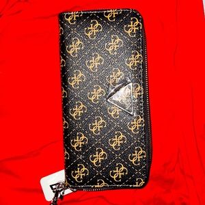 Noelle Logo Large Zip-Around Wallet